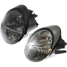 Left & Right Halogen Head Lamp Lens and Housing For 2003-2005 Ford Thunderbird
