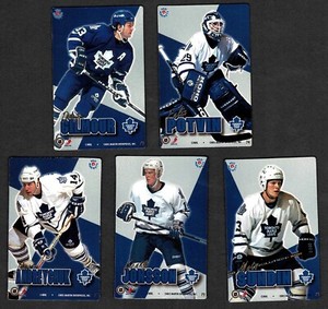 1995-96 Pro Magnets  Toronto Maple Leafs Team Set of Five, Potvin, Gilmour...
