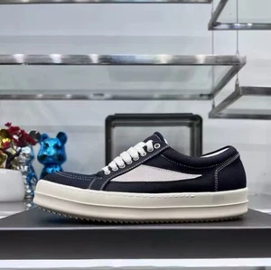Size 10 Rick Owens Black Porterville Vintage Shoes (Rare) 1 1 Vans - Picture 1 of 6