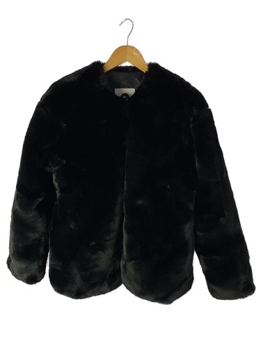 A BATHING APE (BAPE) Giacca A BATHING APE ECOPELLICCIA nera S usata