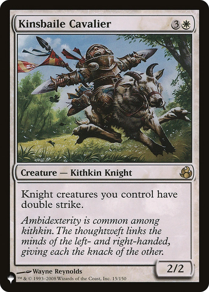 Kinsbaile Cavalier #15 | Near Mint | The List Magic MTG - Image 1 of 1
