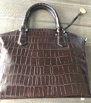 Brahmin Duxbury Satchel NWT ~ Chocolate Brava  🍩🍫🤎Who Doesn’t Love Chocolate? - Image 1 of 4