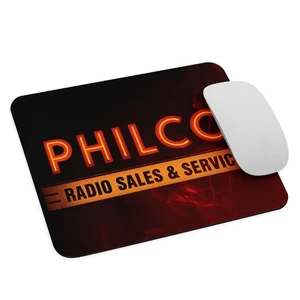 Philco Röhrenradio Langstrecke - Mauspad NEU 9,5" x 7,75" rutschfester Laptop - Bild 1 von 8