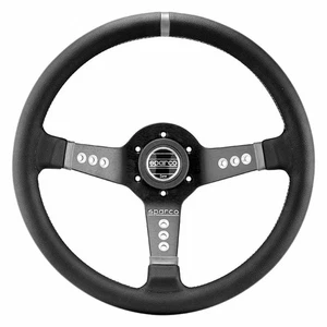 Sparco Steering Wheel L777 Leather Black - Picture 1 of 4