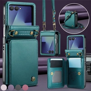 For Samsung Galaxy Z Flip 7 Shockproof Wallet Card Case Slim Protection Cover - Picture 1 of 71