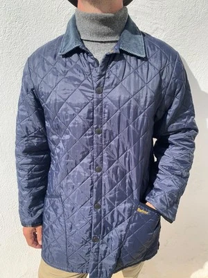 Barbour Men's Navy Liddesdale Jacket Size M 40 UK Vintage RRP £150 - Image 1 of 4