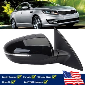 Espejo retrovisor lateral derecho 5 pines negro plegable manual con señal de truns para Kia Optima 2011-2013 - Imagen 1 de 16