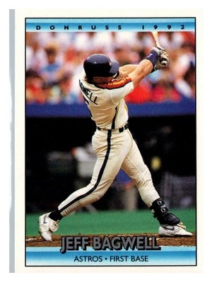 1992 Donruss #358a Jeff Bagwell - Image 1 of 2