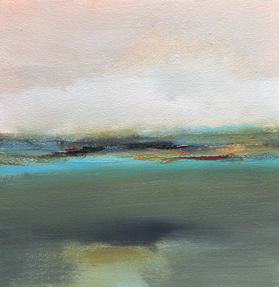 Pintura original - MELLOW NEBLINA - paisaje abstracto Foto 1 de 1