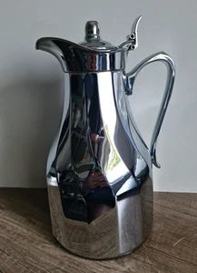 Vintage Chrom Isolierkanne ALFI Karat, Facette 1 Liter Thermoskanne - Bild 1 von 9