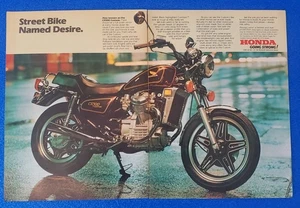 1979 HONDA CX500 CUSTOM MOTORCYCLE / STREET BIKE 2 PAGE ORIGINAL PRINT AD JAPAN - Picture 1 of 1