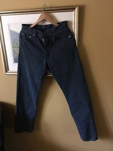 LEVI STRAUSS & CO 517 FADED BLUE CORD JEANS 32 X 30 (30 X 30 RISE 12 INCHES - Picture 1 of 7