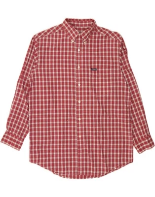 CHAPS RALPH LAUREN Mens Shirt Large Red Check Cotton CL02 - Image 1 of 3