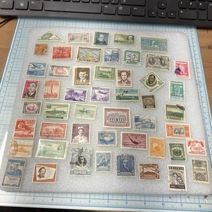 50 Antique Latin America/Islands Stamps, 1850-1950: Chile/Salvador/Panama etc. - Picture 1 of 23