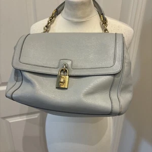 DOLCE & GABBANA 1170£ weiche große Leder Vorhängeschlosstasche / Handtasche - Bild 1 von 12