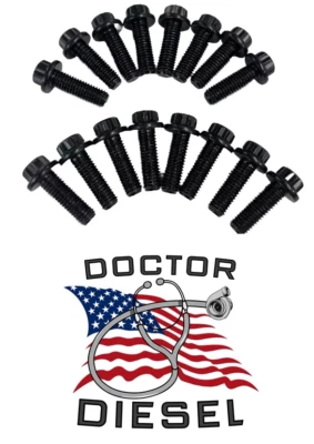 KIT DE PERNOS DE CABEZAL DE ACERO INOXIDABLE 7,3 L PARA FORD POWERSTROKE F250 F350 F450 1999,5-2003 Foto 1 de 3