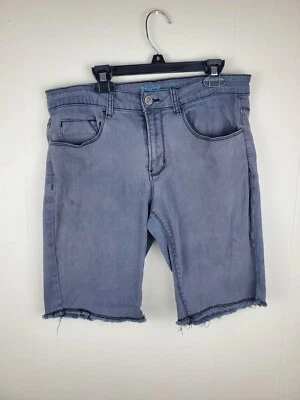 NEW 21 Men Size 30 Mens Faded Denim Jean Shorts Black - Image 1 of 4