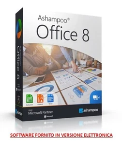 LICENZA ASHAMPOO OFFICE 8 PER MAX 5 DISPOSITIVI (VERSIONE ELETTRONICA) nuova - Picture 1 of 2