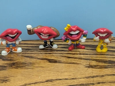 Винтажная фигурка Hardee's Tang Lips лот из 4 - Изображение 1 из 4