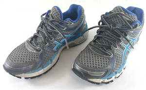 Asics Gel Kayano 19 Running Shoes Women's Size 7 Blue Gray T350N IGS - Picture 1 of 9