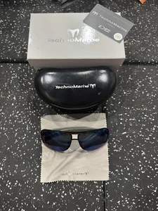 Technomarine GENUINE Unisex Blue Mirrored Sunglasses C20 W/ CASE And BOX - Picture 1 of 9