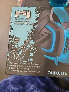 Gaming Headset New In Box Blue ONIKUMA K1B PRO - Picture 1 of 5