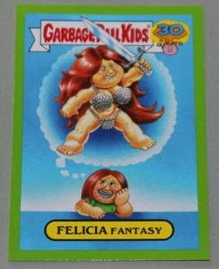 GARBAGE PAIL KIDS 2015 - 30th Anniversary GREEN #6a Felicia Fantasy - Picture 1 of 3