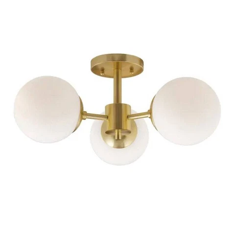 Modern Ball Chandelier - Globe Wall Sconce - White Glass Ball Sputnik Chandelier Cover