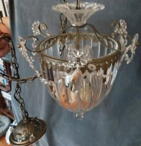 Niermann Weeks Glas Kristall Pendelleuchte Kronleuchter hochwertig - Bild 1 von 13
