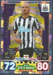 Topps Match Attax 2017-18 - Extra-MOTM - #414 - Newcastle United - Jonjo Shelvey - Foil - Bild 1 von 1