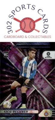 2021-22 Panini Chronicles - XR La Liga Purple Astro #123 Nico Melamed - Image 1 of 2