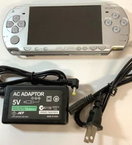 Sony PSP 2000 ICE SILVER Handheld Region Free Playstation Portable Console - Picture 1 of 3