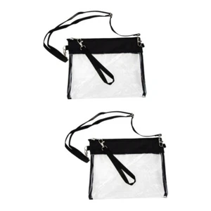 Single Shoulder Bag Transparent PVC Single Shoulder Bag Clear Purse - Picture 1 of 12