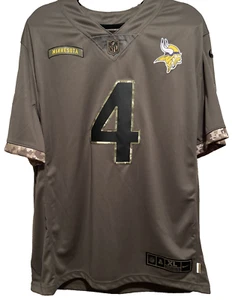 NWT DELVIN COOK SALUTE TO SERVICE STITCHED VIKINGS JERSEY CAMOU Size XL - Picture 1 of 9