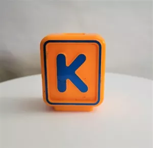 Vtech Alphabet Blöcke Sitzen zu Stehen Zug Ersatzblock K / Drachen - Bild 1 von 2