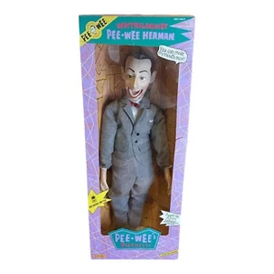 PEE WEE HERMAN Ventriloquist Puppet Doll 25” 1988 Matchbox Large NRFB Vintage - Picture 1 of 8