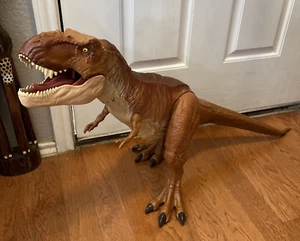 Jurassic Park World Mattel Tyrannosaurus Rex Super Colossal 40" T-Rex Figure - Picture 1 of 9