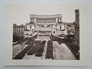 Roma Celebrazione della Vittoria al Monumento anno 1920 - Stampa Riproduzione  - Picture 1 of 1