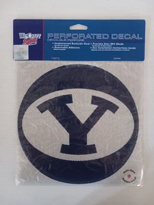 8-Inch BRIGHAM YOUNG COUGARS Logo Perforated Vinyl Window Graphic Decal NCAA - Picture 1 of 5