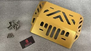 Yamaha TDR250 TDR 250 Skid Plate Bash Guard Body Frame Protection Guard GOLD - Bild 1 von 10