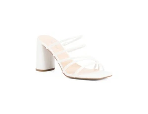 Sandalias de tacón NINE WEST con puntera cuadrada con correa mutli originales nuevas - Imagen 1 de 1