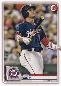 2020 Bowman #10 Juan Soto Nationals
