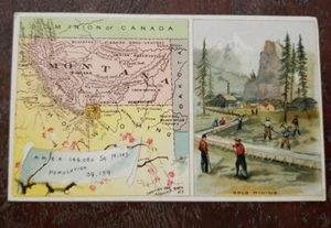 Tarjeta comercial victoriana de minería de oro ARBUCKLES' Coffee Montana Wyoming No.79 - Imagen 1 de 5