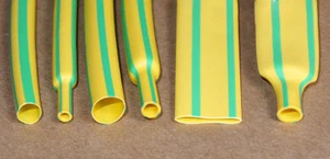 2-50mm Yellow Green 2:1 Heat Shrink Tube Shinkable Tubing Polyolefin - Picture 1 of 1