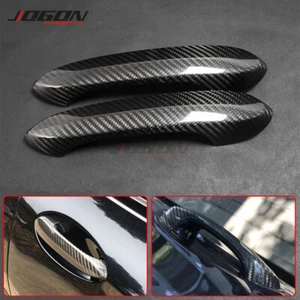 Cubierta de manija de puerta de automóvil seca fibra de carbono para Toyota GR Supra TRD A90 MK5 2019-2021 - Imagen 1 de 9