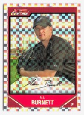 2006 Bowman Chrome A.J. Burnett X-Fractor /250  Toronto Blue Jays #104