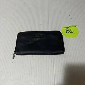 Vintage Espirit Damen Geldbörse schwarz Reißverschluss geräumig Y2K Accessoire - Bild 1 von 11