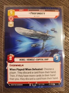 Star Wars Unlimited Jump To Lightspeed Hyperspace Profundity 416 L Legendary - Picture 1 of 1
