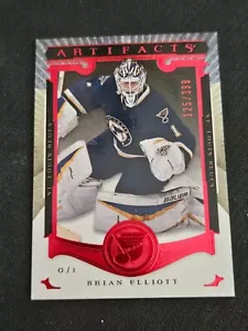 2015-16 UPPER DECK UD ARTIFACTS BRIAN ELLIOTT #72 #ed /399 RED 2 CARD LOT - Picture 1 of 4