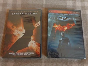 Batman Begins & The Dark Knight DVDs, Brand New, Christian Bale, Chris. Nolan - Picture 1 of 4